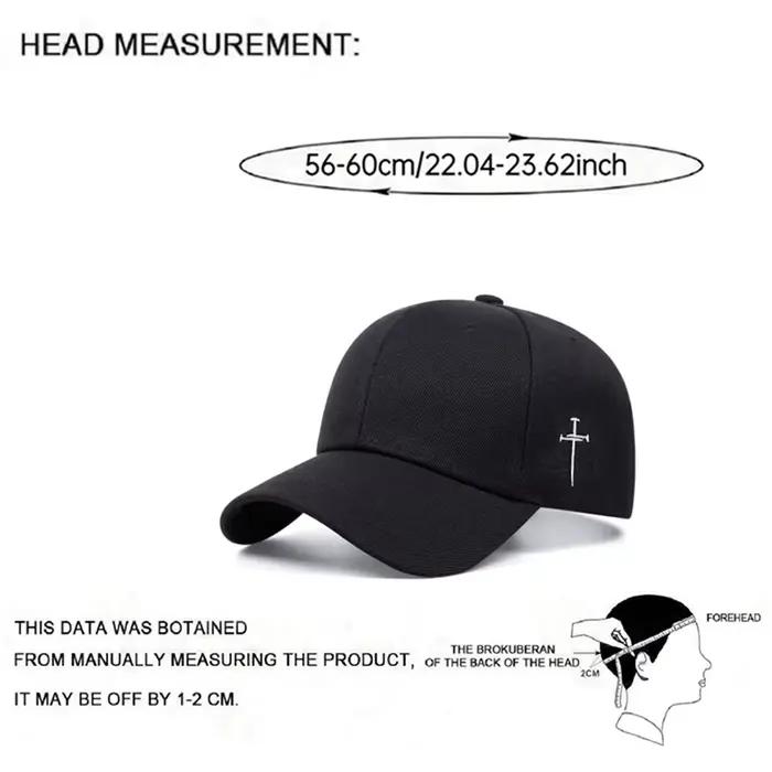 Nouvelle Casquette de Baseball 2026 avec Broderie Latérale Croisée