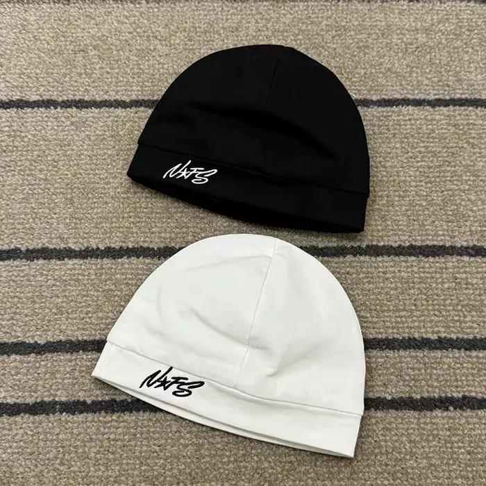 1 pièce Bonnet rétro hip-hop brodé de lettres