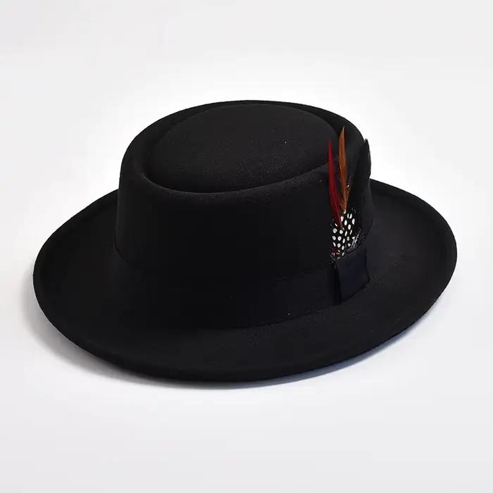 Chapeau Vintage Pork Pie pour Homme
