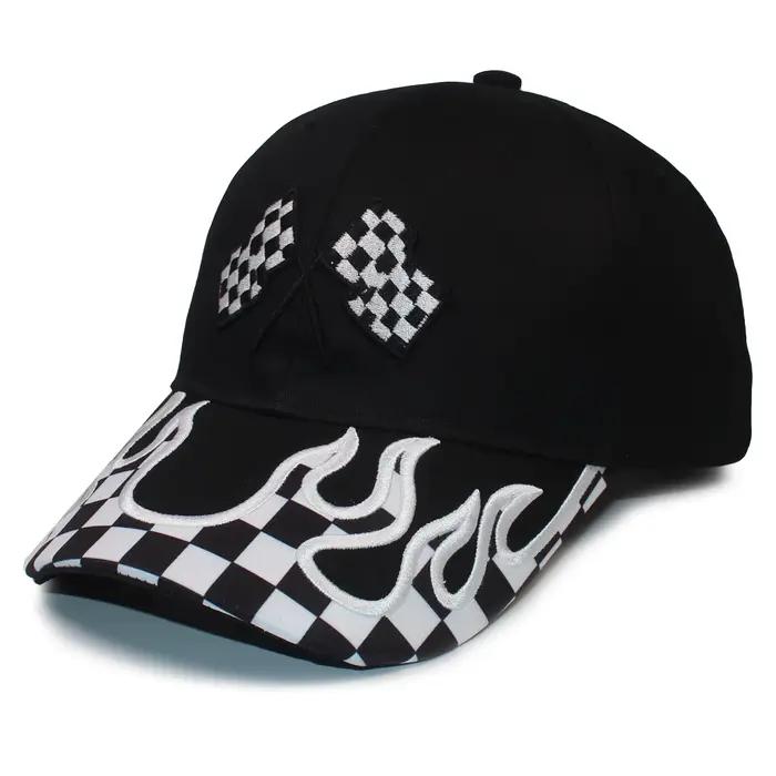 Casquette de Baseball Flame Racing unisexe