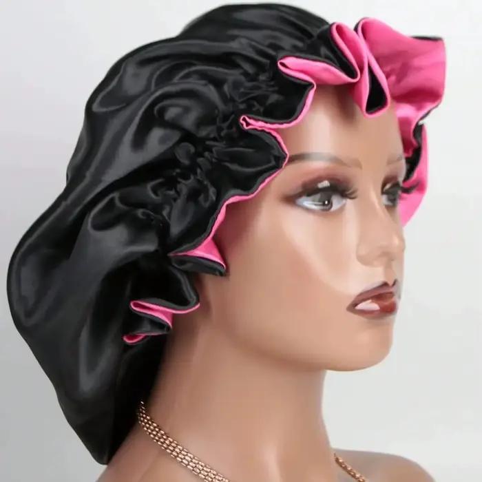 Chapeau en Satin bicolore