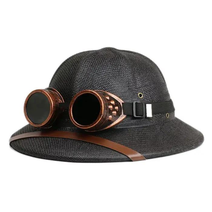 Casque d'été chapeau de paille en plein air hommes et femmes voyage