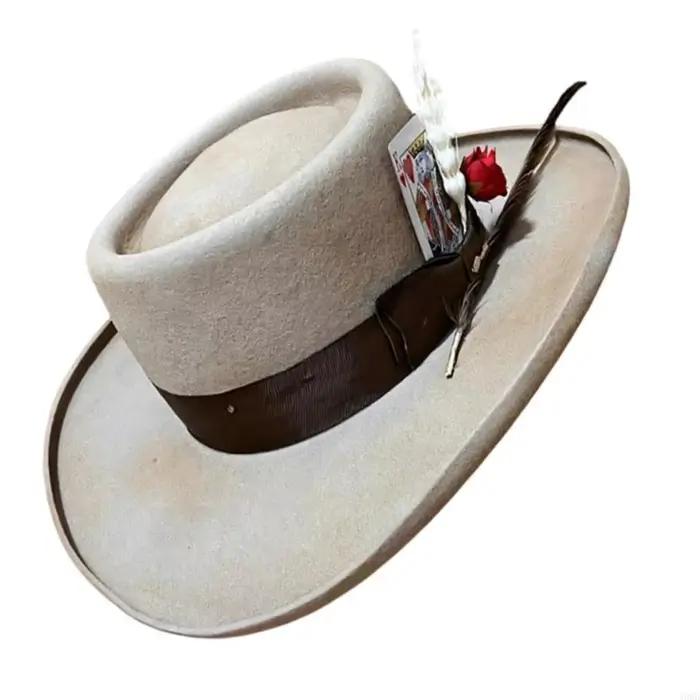 Chapeau feutré en laine douce