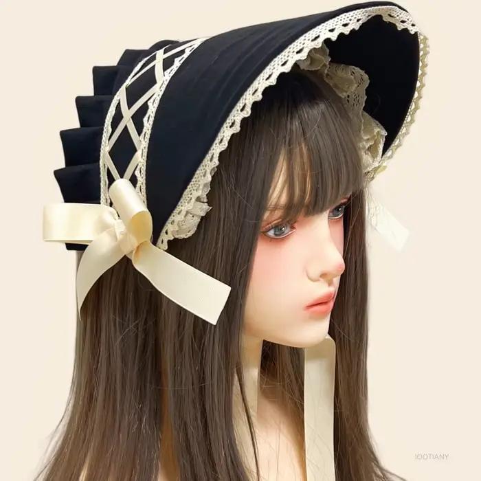 Chapeau Lolita magnifique coiffure de princesse de Style victorien