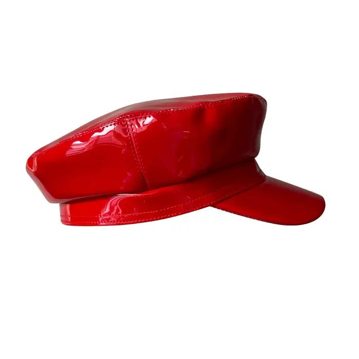 Casquette nautique en PU pour femmes