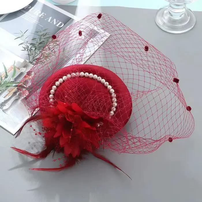 Chapeau haut-de-forme de mariée