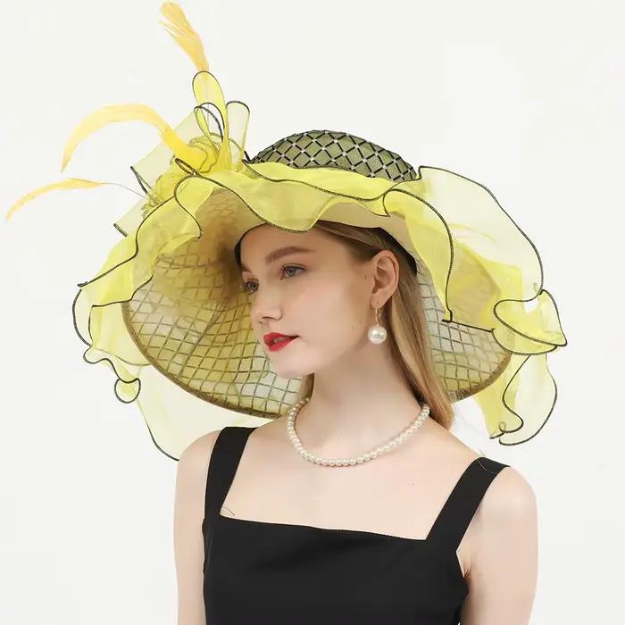 Chapeau d'été à large bord pour femme