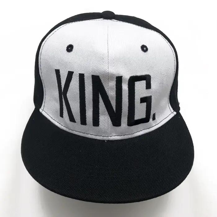 Casquette de baseball brodée QUEEN noire style hip-hop pour hommes et femmes