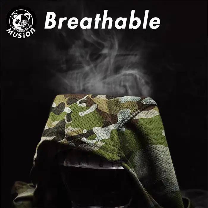 Musion Camouflage chapeau à large bord cagoule ensemble hommes extérieur parasol Boonie casquette pêcheur