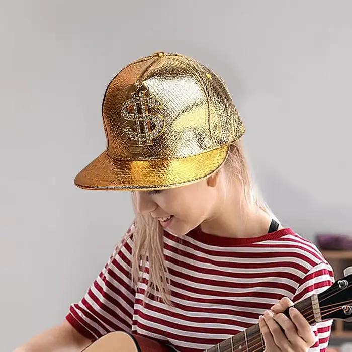 Crocodile Hip-hop casquettes or dollar signe mode pause danse rue