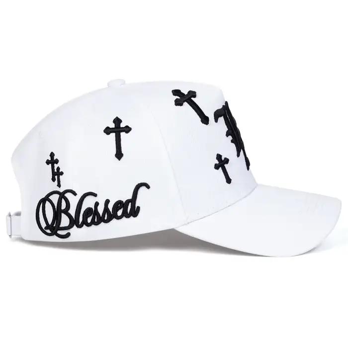 Casquettes de baseball unisexes gothiques avec broderie LA Cross