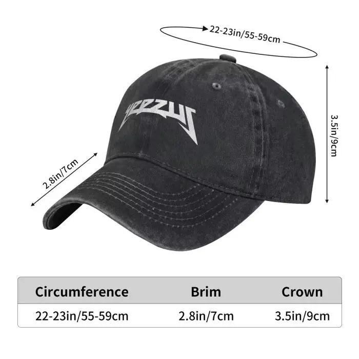 Casquette de Baseball personnalisée en coton blanc Yee Zus pour hommes et femmes
