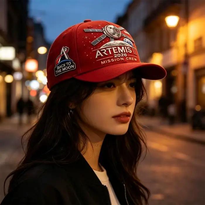 Chapeau Baseball sur le thème l'espace