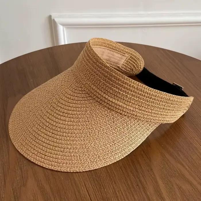 Chapeau de soleil d'été pliable pour femme