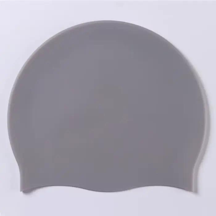 Bonnet de natation en silicone pour hommes et femmes