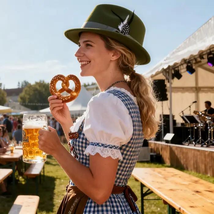 Chapeau d'Oktoberfest élégant