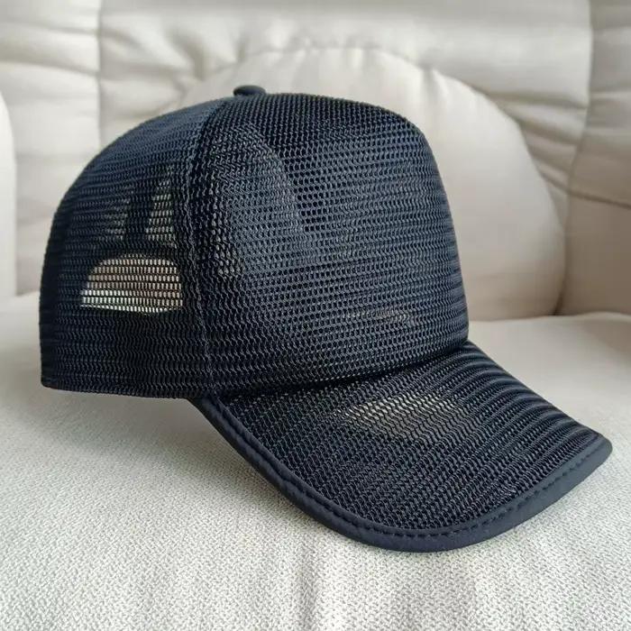 Chapeau en maille polyester sport pour homme lettres motif protection solaire quatre saisonsextérieuroccasions spéciales