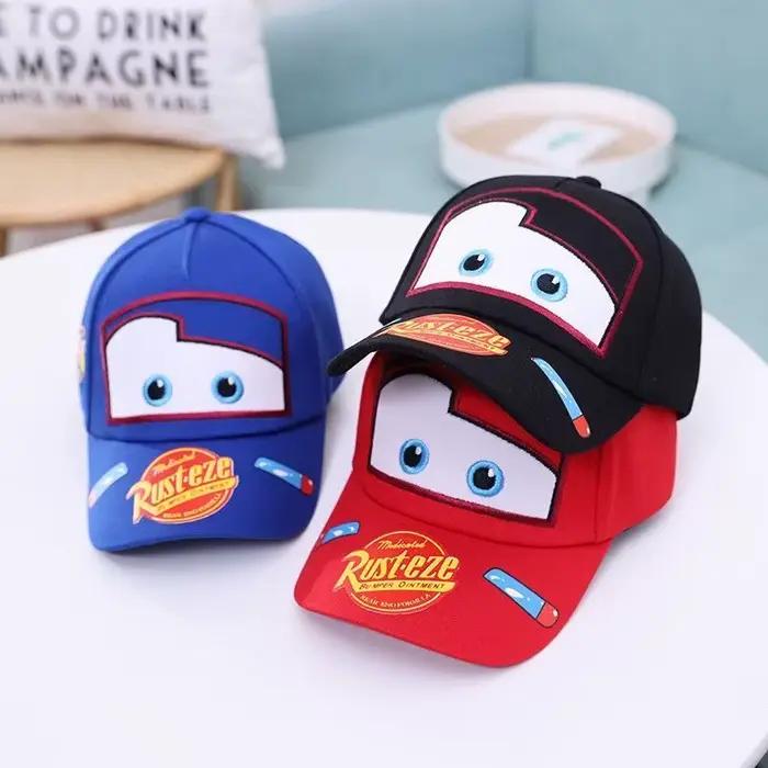 Lightning McQueen printemps automne été chapeau enfant voitures dessin animé chapeau visière protection solaire casquette baseball décontractée cadeau occasionnels enfants jouets anniversaire surprise