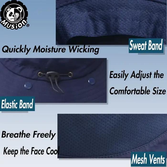 Musion – chapeau seau Anti UV pour hommes