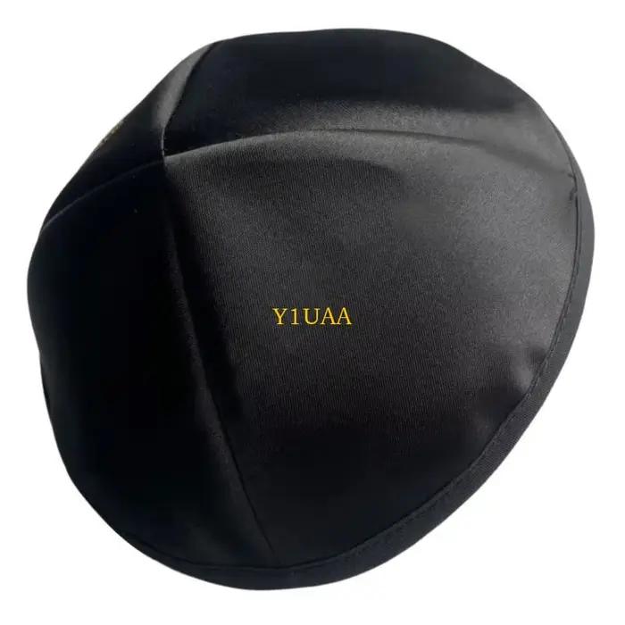 Chapeau juif classique unisexe en polyester tricoté pour cérémonies religieuses et échanges culturels occassions spéciales et décontractées