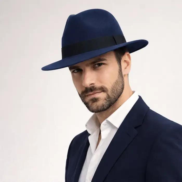 Chapeau en feutre pour hommes et femmes