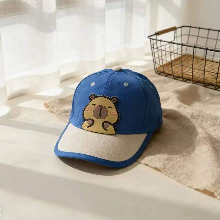 Casquette pour enfants Printemps-Été 50-54CM 3-8 Ans Casquettes de baseball fines Chapeau de dessin animé pour bébé Visières pare-soleil pour tout-petits Garçon Fille Extérieur Réglable