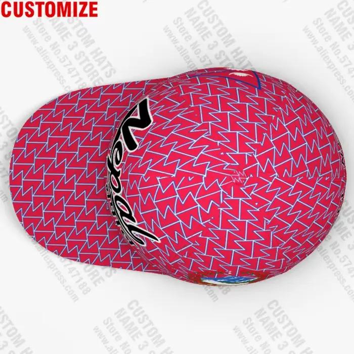 Casquettes de baseball 3D personnalisées avec logo d'équipe