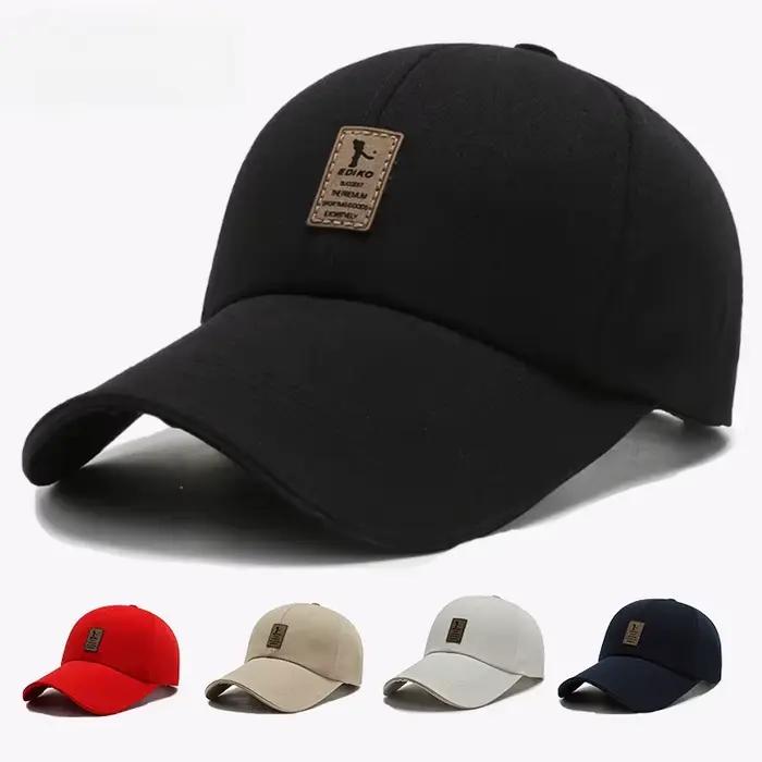 Casquette de baseball unisexe en toile pour printemps/été