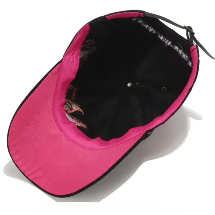 Casquette de Baseball Brodée Papillon en Coton pour Femme et Fille