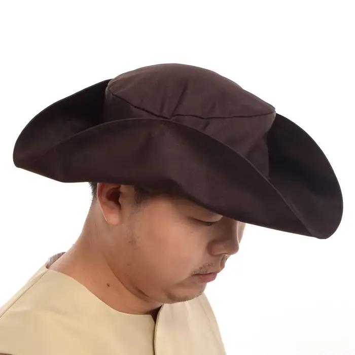 Chapeau de pirate pour hommes accessoire de costume halloween decors de fête océan d'aventure style unique occassions spéciales