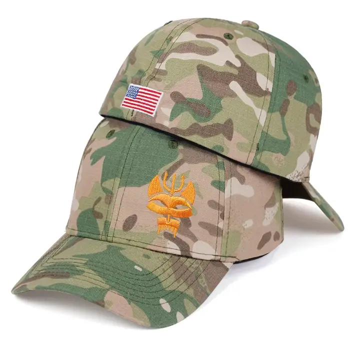 Nouvelle Casquette de Baseball Tactique Ajustée Entièrement Fermée Extensible et Flexible Camouflage Jungle USA pour