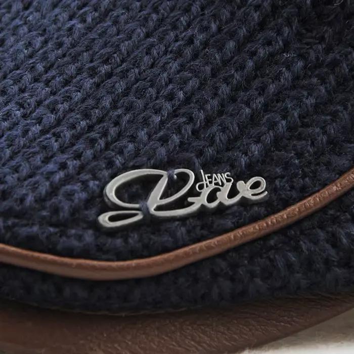 JAMONT English Style Winter Woolen Elderly Men Cap Thick Warm Beret Hat Classic Design Vintage Visor Cap Snapback
