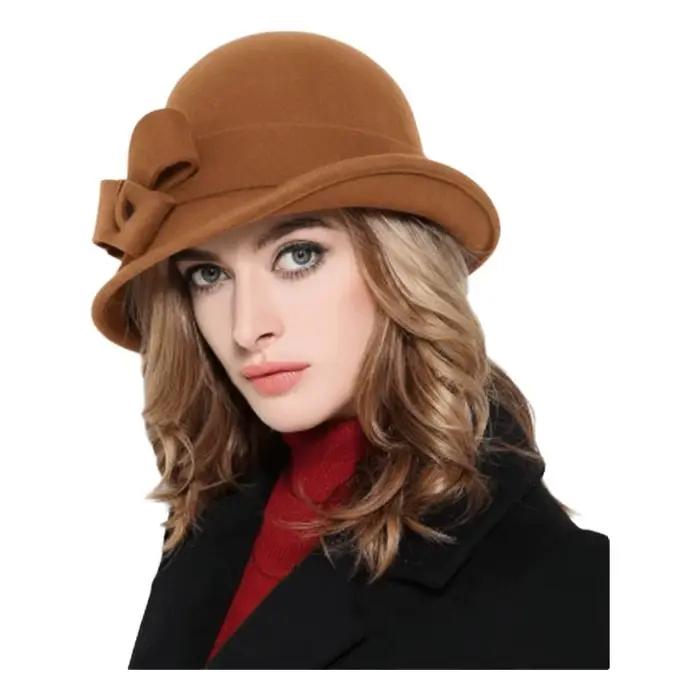 Chapeau Seau Vintage en Polyester Style Sport pour Femmes Occasions Décontractées et Hivernales