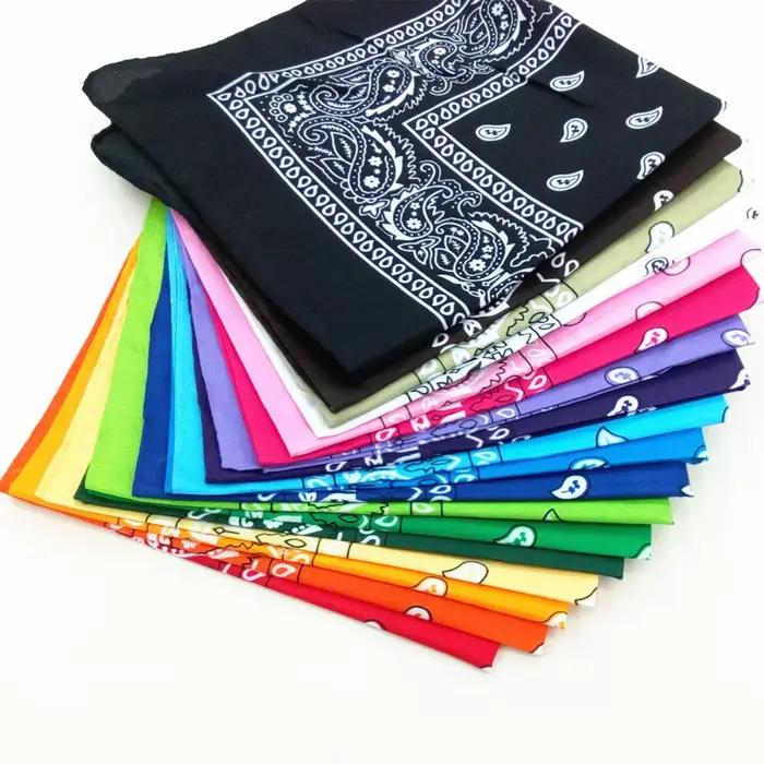 Hip Hop Bandana 23 Styles homme femmes mode bandeaux d'extérieur bandeau de cheveux enveloppes de poignet foulards