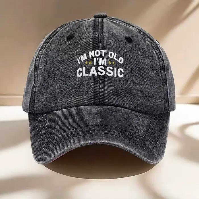 Casquette de baseball classique vintage délavée pour hommes et femmes