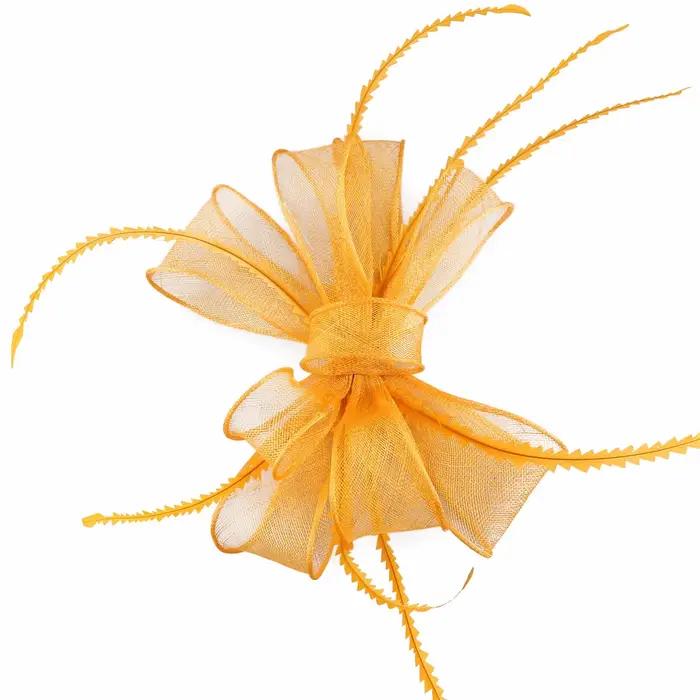 Fascinateur Vert élégant pour femmes chapeaux de mariage vêtements de sauna d'église nœud papillon fleur coiffure fête thé soirée pilulier mode multicolore année entière