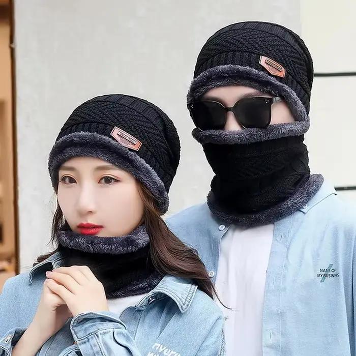 Chapeau de velours en tricot pour hommes et femmes