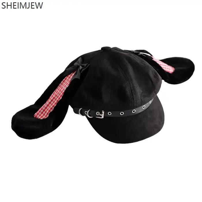 Femmes Lolita Y2k gothique Harajuku Gyaru mignon chien oreilles chapeau japonais étoile ceinture