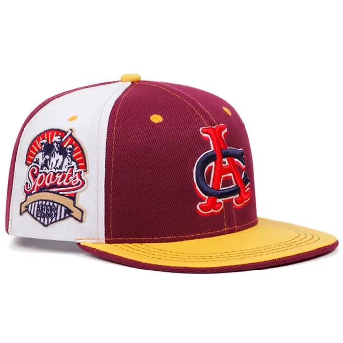 Chapeau de baseball 2025 personnalisé brodé, sport, style urbain, mode hiphop, protection solaire, ajustable, multicolore, occasions décontractées