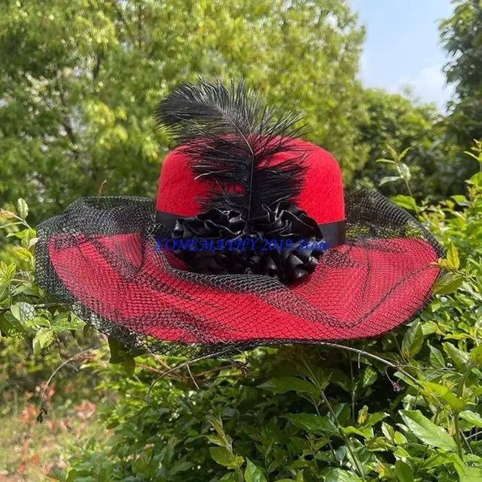 F42F chapeau fascinateur d'église avec filet