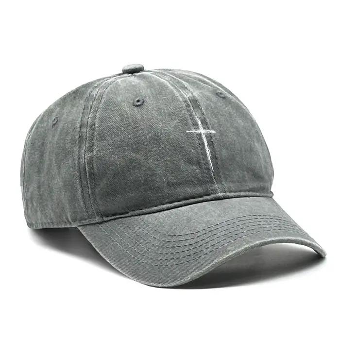 Casquette de Baseball croix blanche