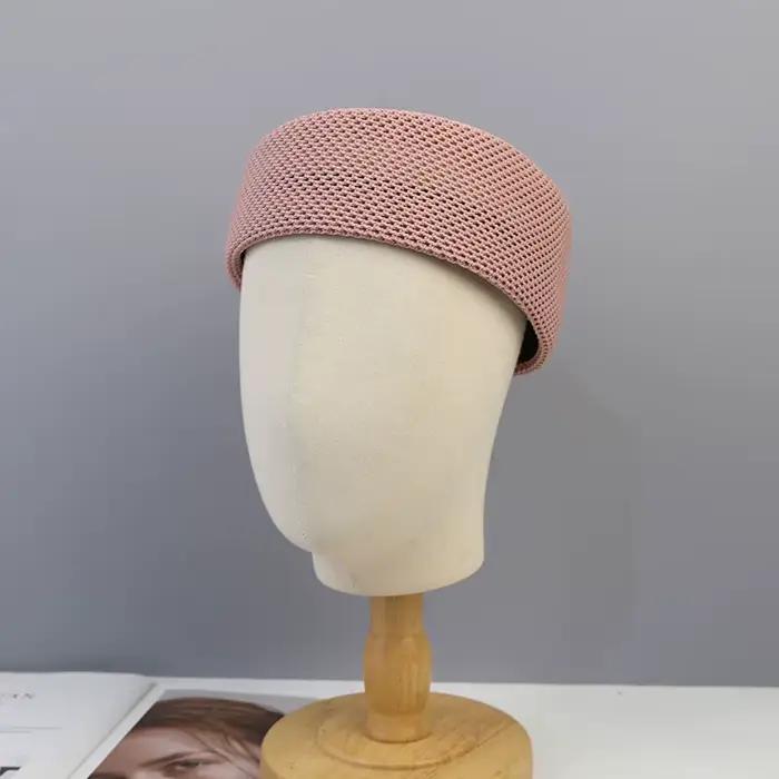 Béret en crochet français respirant en maille pour l'été