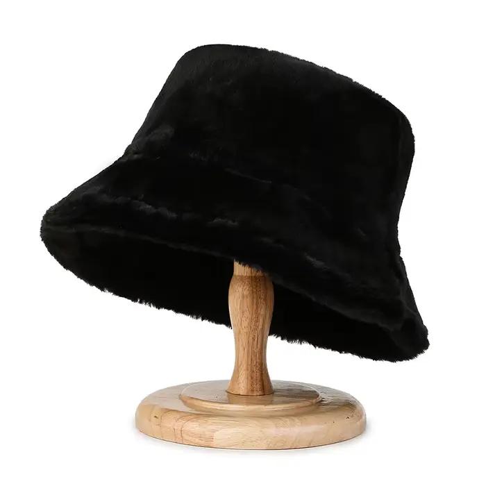 Chapeaux seau épais et chauds pour femmes