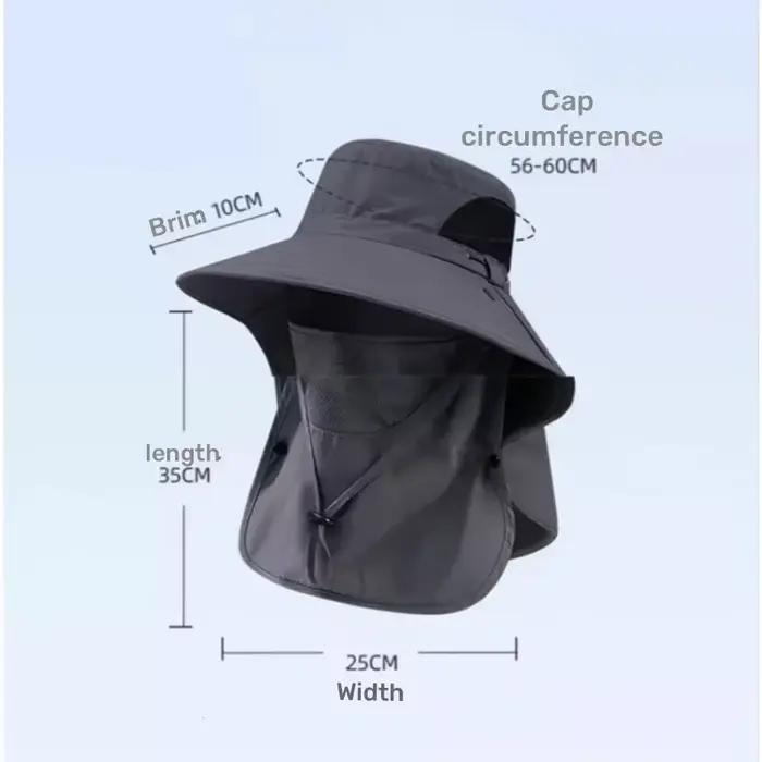 Chapeaux de soleil d'été Protection UV casquette de pêche de chasse en plein air pour hommes femmes randonnée Camping