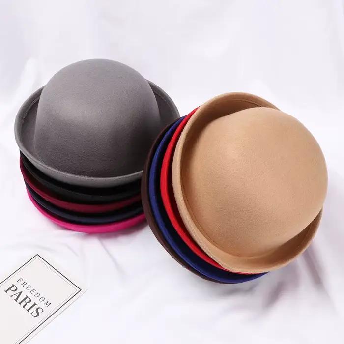 Chapeau Fedoras rétro pour femmes