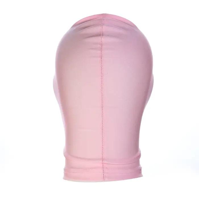 Casquette cagoule élastique rose clair M/L