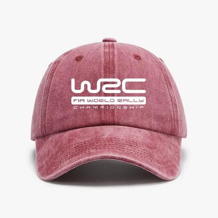 Casquette de baseball délavée unisexe réglable style hip-hop pour l'été WRC inspirée occassions spéciales sportives et décontractées