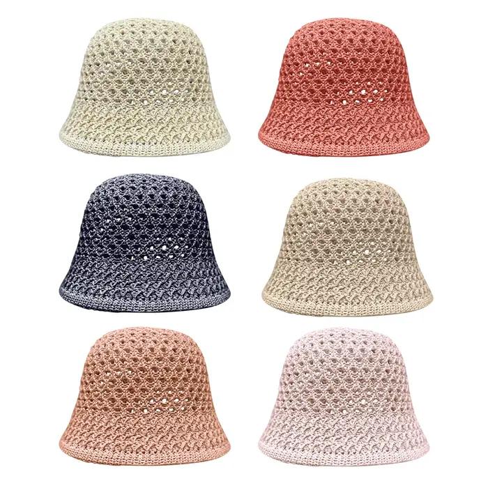 Bonnet en laine pour femmes, épais, chaud, oreille, tricot froid