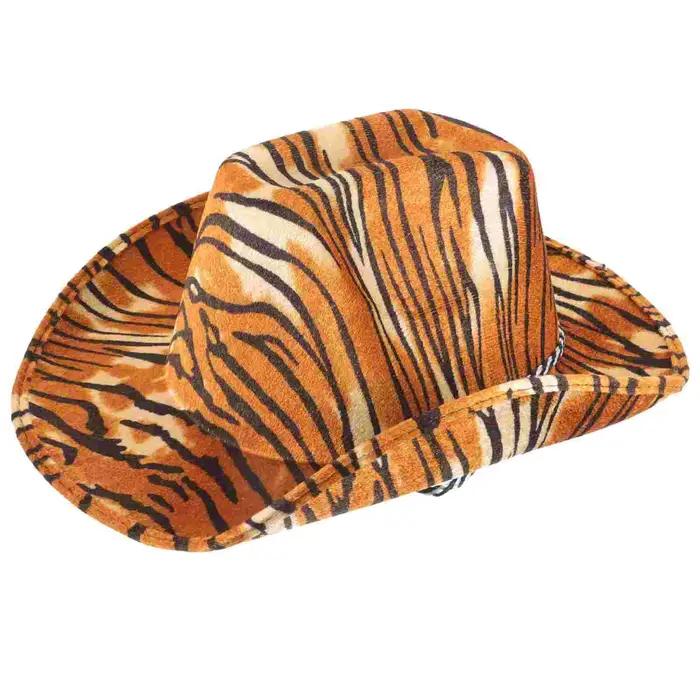 Chapeau imprimé tigre pour hommes