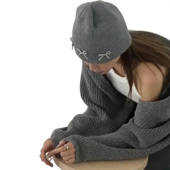 Chapeau tricoté chaud pour femmes